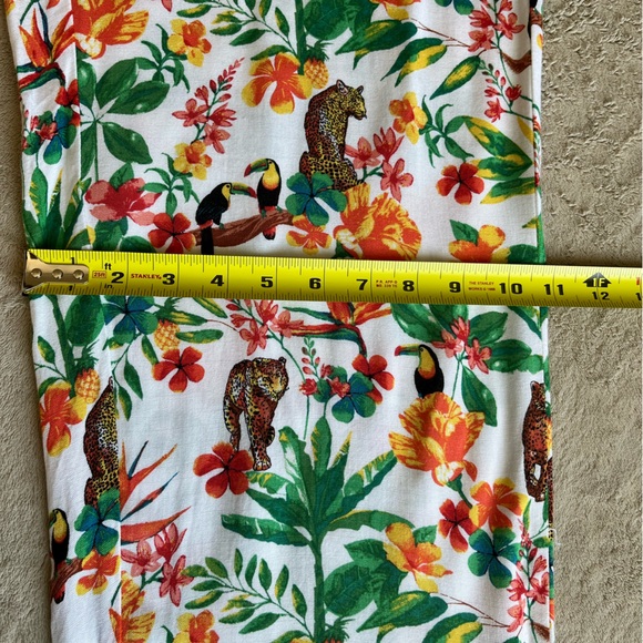 Jane & Delancey Tropical Print Wide Leg Palazzo Pants - Picture 11 of 12